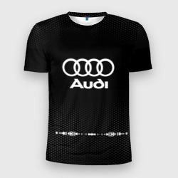 Мужская футболка 3D Slim Audi sport Auto abstract