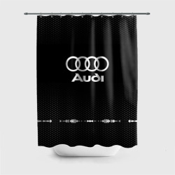 Штора 3D для ванной Audi sport Auto abstract