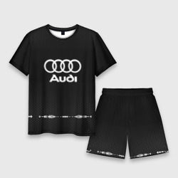 Мужской костюм с шортами 3D Audi sport Auto abstract