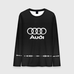 Мужской лонгслив 3D Audi sport Auto abstract