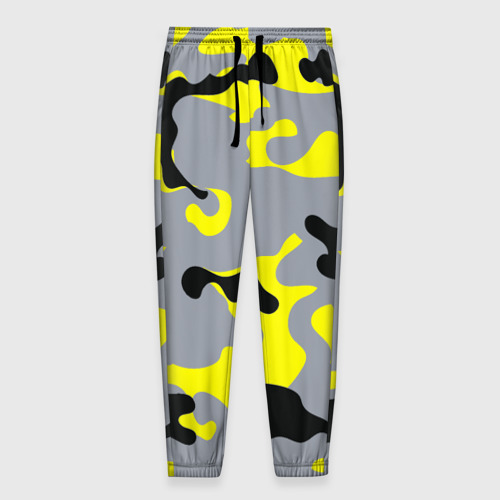 Мужские брюки 3D Yellow camouflage, цвет 3D печать