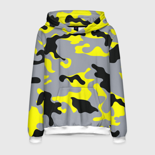 Мужская толстовка 3D Yellow camouflage