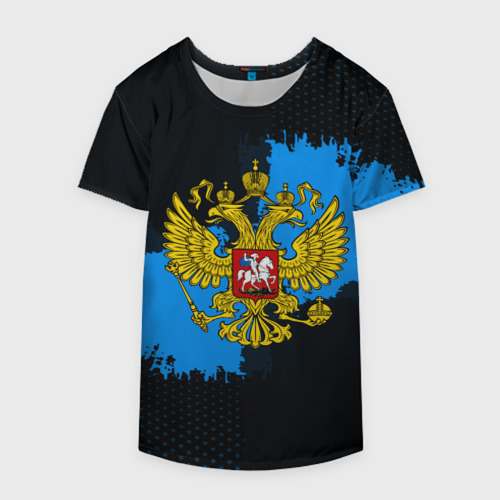 Накидка на куртку 3D RUSSIA blue collection 2018, цвет 3D печать - фото 4