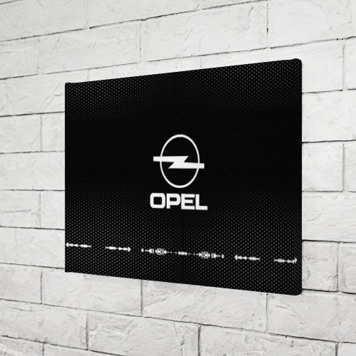 Холст прямоугольный Opel sport auto abstract , цвет 3D печать - фото 3