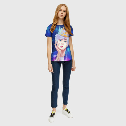Женская футболка 3D BTS V, цвет 3D печать - фото 5