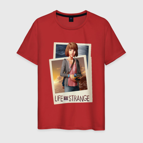 Мужская футболка хлопок Life is Strange. Max, цвет красный