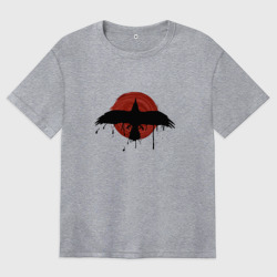 Женская футболка хлопок Oversize Life is Strange. Ворон