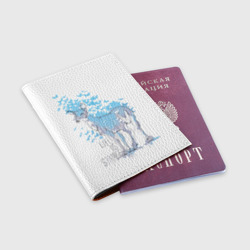 Обложка для паспорта матовая кожа Life is Strange. Олень - фото 2