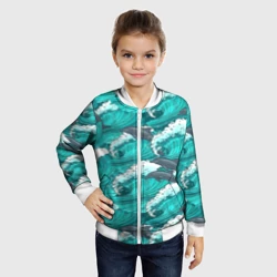 Детский бомбер 3D Дельфины - фото 2