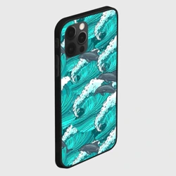 Чехол для iPhone 12 Pro Дельфины - фото 2