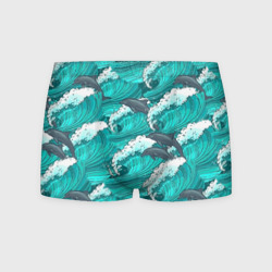 Мужские трусы 3D Дельфины