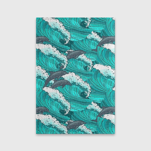 Обложка для паспорта матовая кожа Дельфины, цвет черный - фото 2