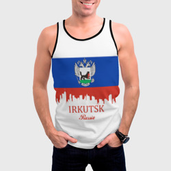 Мужская майка 3D Irkutsk Иркутск - фото 2