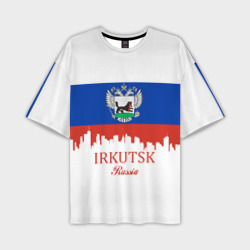 Мужская футболка oversize 3D Irkutsk Иркутск