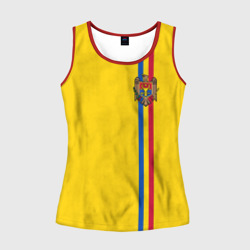 Женская майка 3D Молдавия, лента с гербом