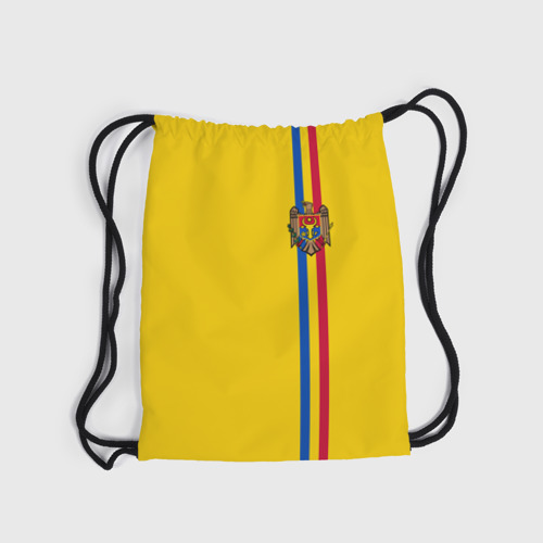 Рюкзак-мешок 3D Молдавия, лента с гербом - фото 6