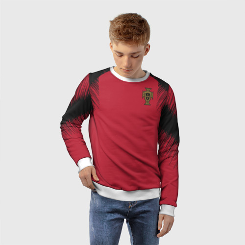 Детский свитшот 3D Portugal 2018 WC Anthem Jacket, цвет 3D печать - фото 3