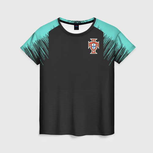 Женская футболка 3D Portugal 2018 WC Training, цвет 3D печать
