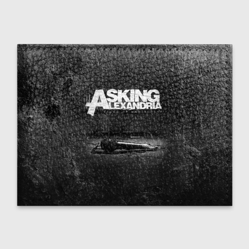 Обложка для студенческого билета Asking Alexandria, цвет красный