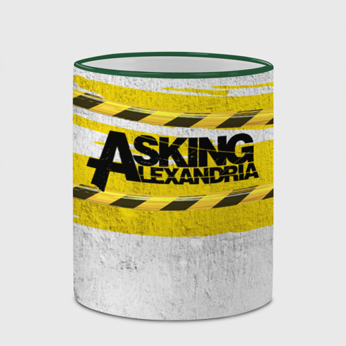 Кружка с полной запечаткой Asking Alexandria, цвет Кант зеленый - фото 4