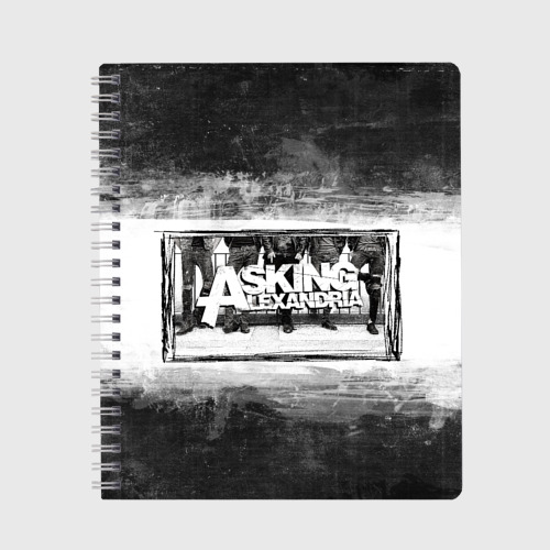 Тетрадь Asking Alexandria, цвет линия