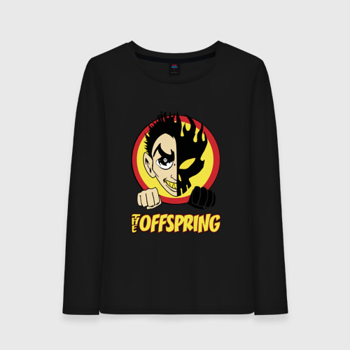 Женский лонгслив хлопок The Offspring, цвет черный