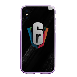 Чехол для iPhone XS Max матовый Rainbow Six Siege cybersport