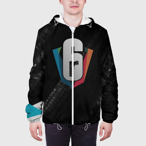 Мужская куртка 3D Rainbow Six Siege cybersport, цвет 3D печать - фото 4