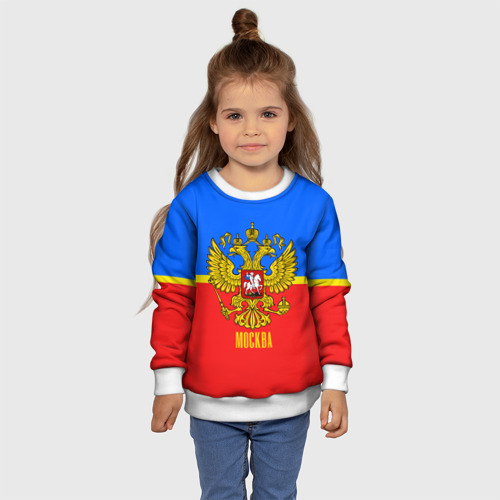 Детский свитшот 3D Москва, цвет 3D печать - фото 7