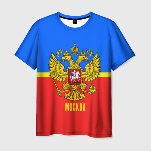Мужская футболка 3D Москва Фото 01 Мужская футболка 3D Москва Фото 01