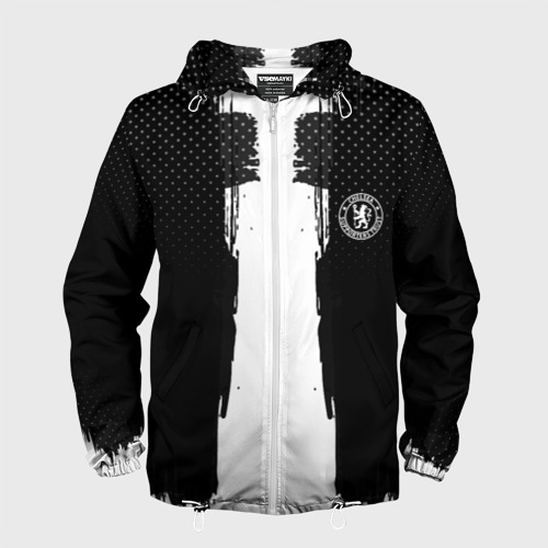 Мужская ветровка 3D Chelsea sport sport uniform , цвет белый