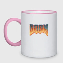 Кружка двухцветная Doom