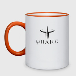 Кружка двухцветная Quake