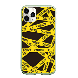 Чехол для iPhone 11 Pro матовый Police Caution