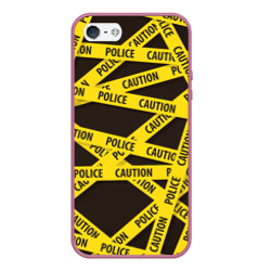 Чехол для iPhone 5/5S матовый Police Caution