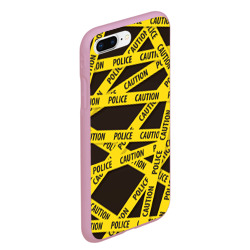 Чехол для iPhone 7Plus/8 Plus матовый Police Caution - фото 2