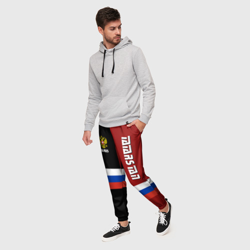 Мужские брюки 3D TATARSTAN (Татарстан), цвет 3D печать - фото 3