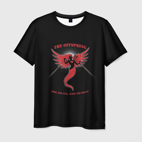 Мужская футболка с принтом The Offspring, вид спереди №1