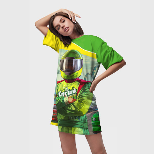 Платье-футболка 3D GTA v online, цвет 3D печать - фото 3