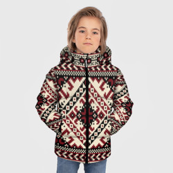 Зимняя куртка для мальчиков 3D Славянский орнамент Русь - фото 2