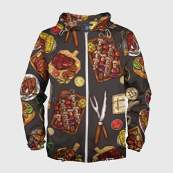 Мужская ветровка 3D Вкуснятина