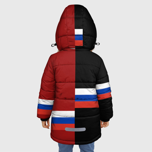 Зимняя куртка для девочек 3D Tyumen Тюмень, цвет черный - фото 4