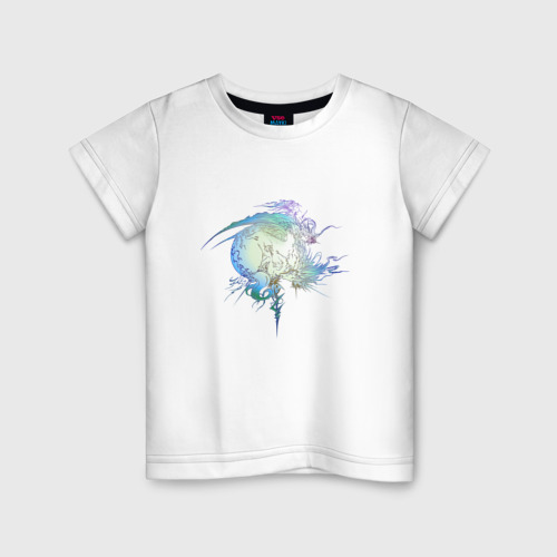 Детская футболка хлопок  Final Fantasy  XIII, цвет белый