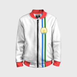 Детский бомбер 3D Башкортостан герб на груди слева