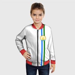 Детский бомбер 3D Башкортостан герб на груди слева - фото 2