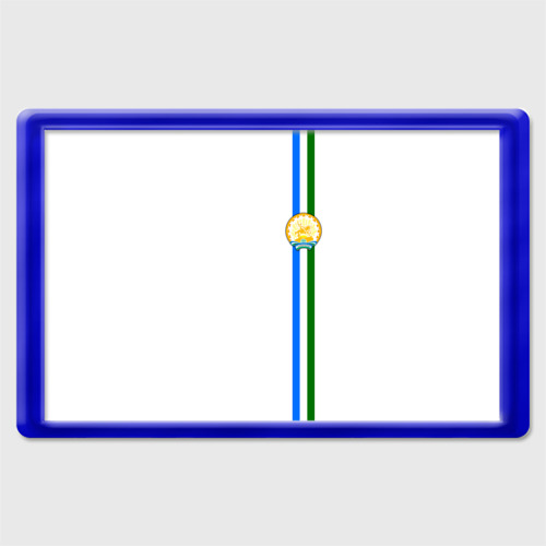 Магнит 45*70 Башкортостан, цвет синий