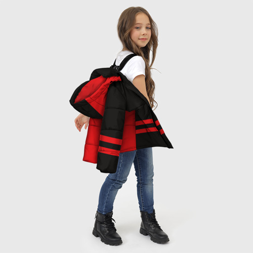 Зимняя куртка для девочек 3D Dodge, цвет красный - фото 6
