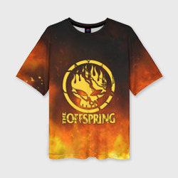 Женская футболка oversize 3D The Offspring