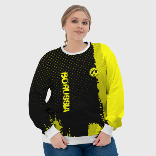 Женский свитшот 3D Borussia sport, цвет 3D печать - фото 6