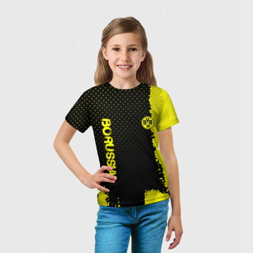 Детская футболка 3D Borussia sport, цвет 3D печать - фото 5